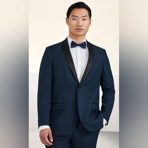 NWOT Small Wool Deluxe Blazer with Black Trim